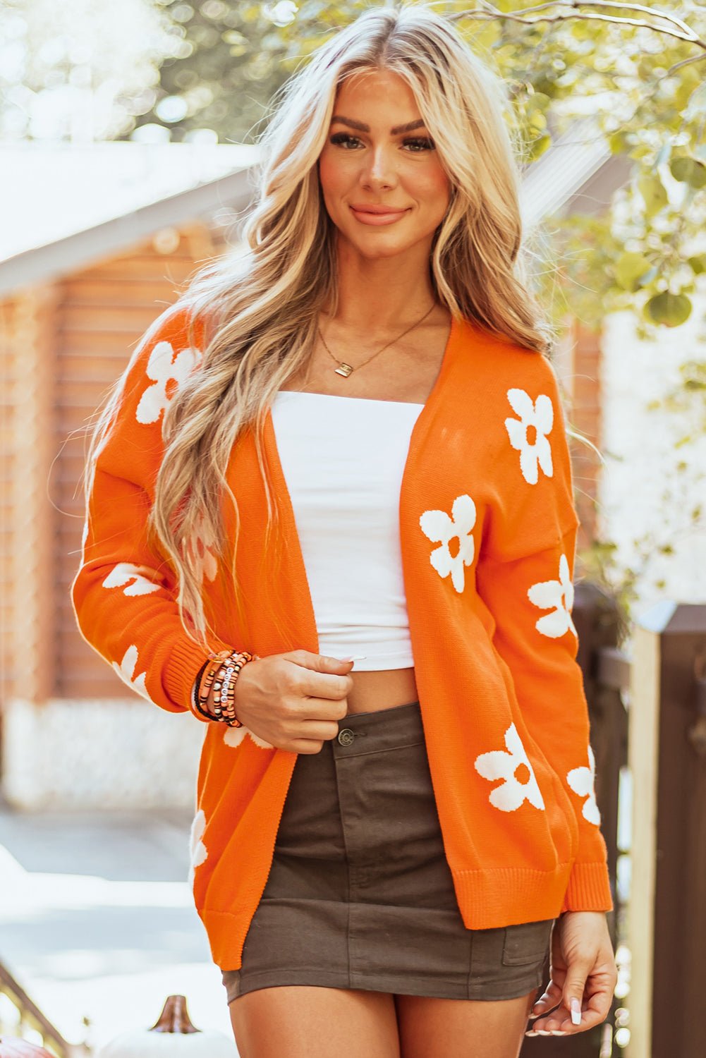 Olivia Open Front Loose Cardigan