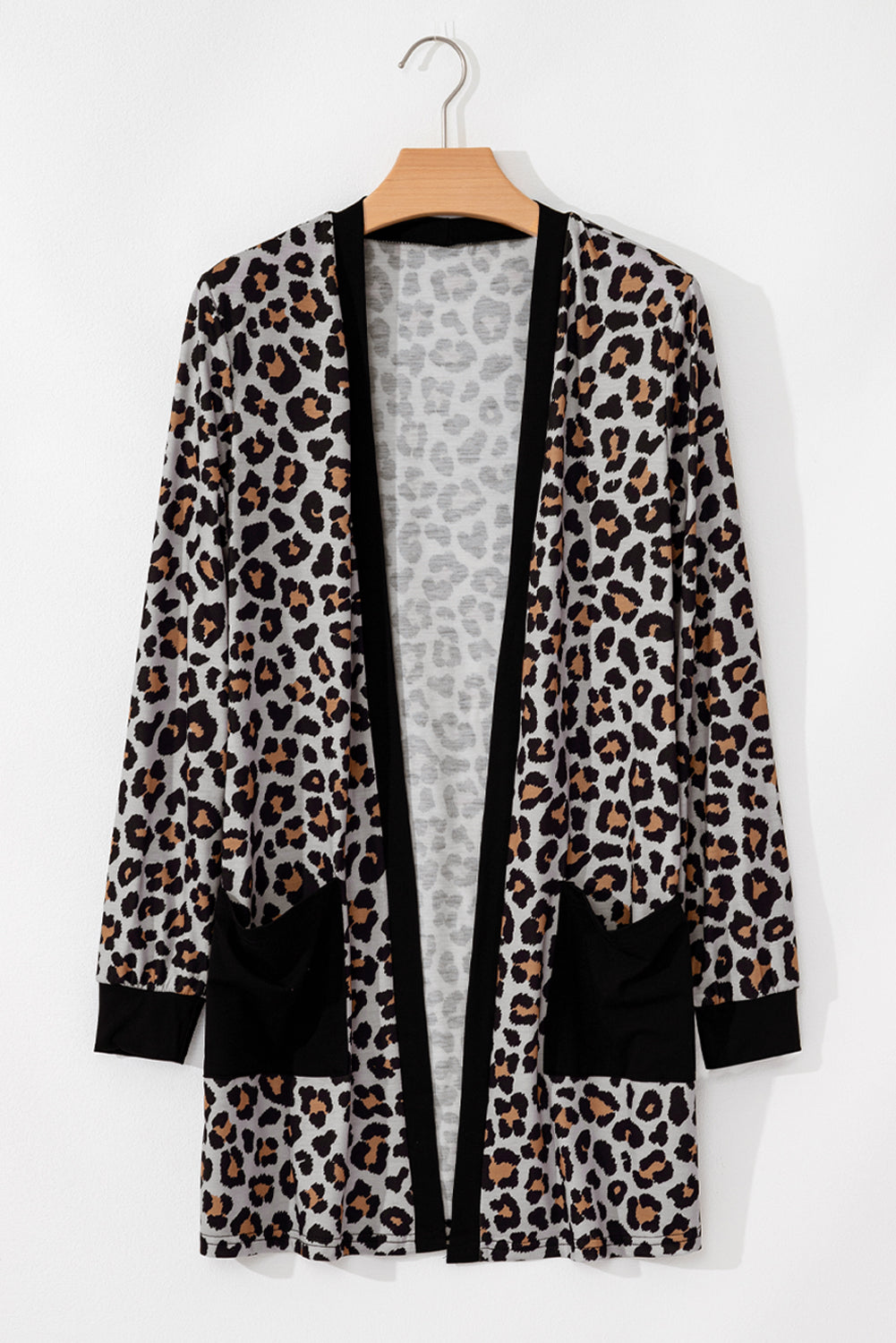 Jazmin Patched Open Front Cardigan