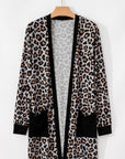 Jazmin Patched Open Front Cardigan