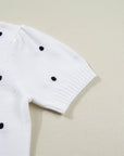 Azariah Bubble Short Sleeve Sweater