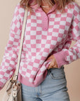 Thea Collar Drop Shoulder Sweater