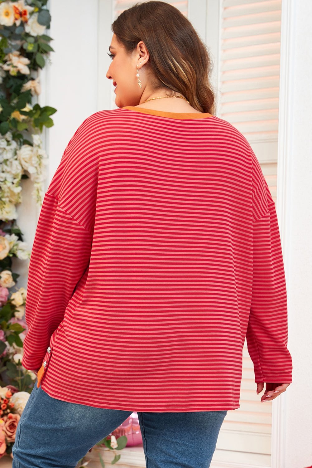 Eliza Sleeve Decor top Long Sleeve PLUS Top