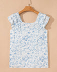 Beatrice Bow Back Square Blouse