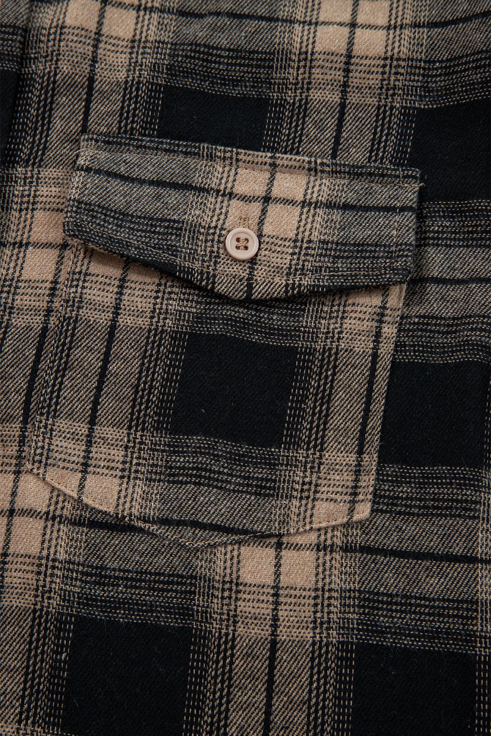 Meredith Double Flap Brushed Shacket