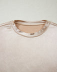 Metallic Round Neck Tank Top