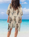 Baha Ranch Vintage Cowgirl Duster Kimono Coverup
