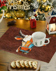 7 Pieces Rustic Ranch Western Cowboy Table Runner and Placemats Set Made in USA