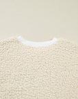 Ensley Christmas Embroidered Sherpa Pullover