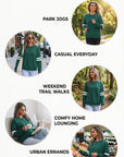 Varsity Stripe Drop Shoulder Oversized Sweatshirt