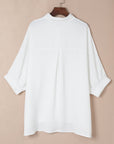Itzel Puff Sleeve Oversize Shirt