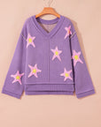 Aubrey Brushed Star Oversize Sweater