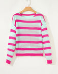 Stripe Round Neck Sweater