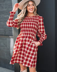 Amelia Puff Sleeve Mini Dress