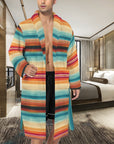 Baha Ranch Southwestern Serape Men's Bath Robe