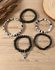 Elisa Charm 5pcs Bracelet Set