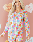 Remi Heart Collared Tunic Shirt