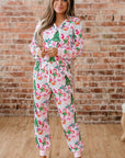 Georgia Pattern Pullover Drawstring Pants