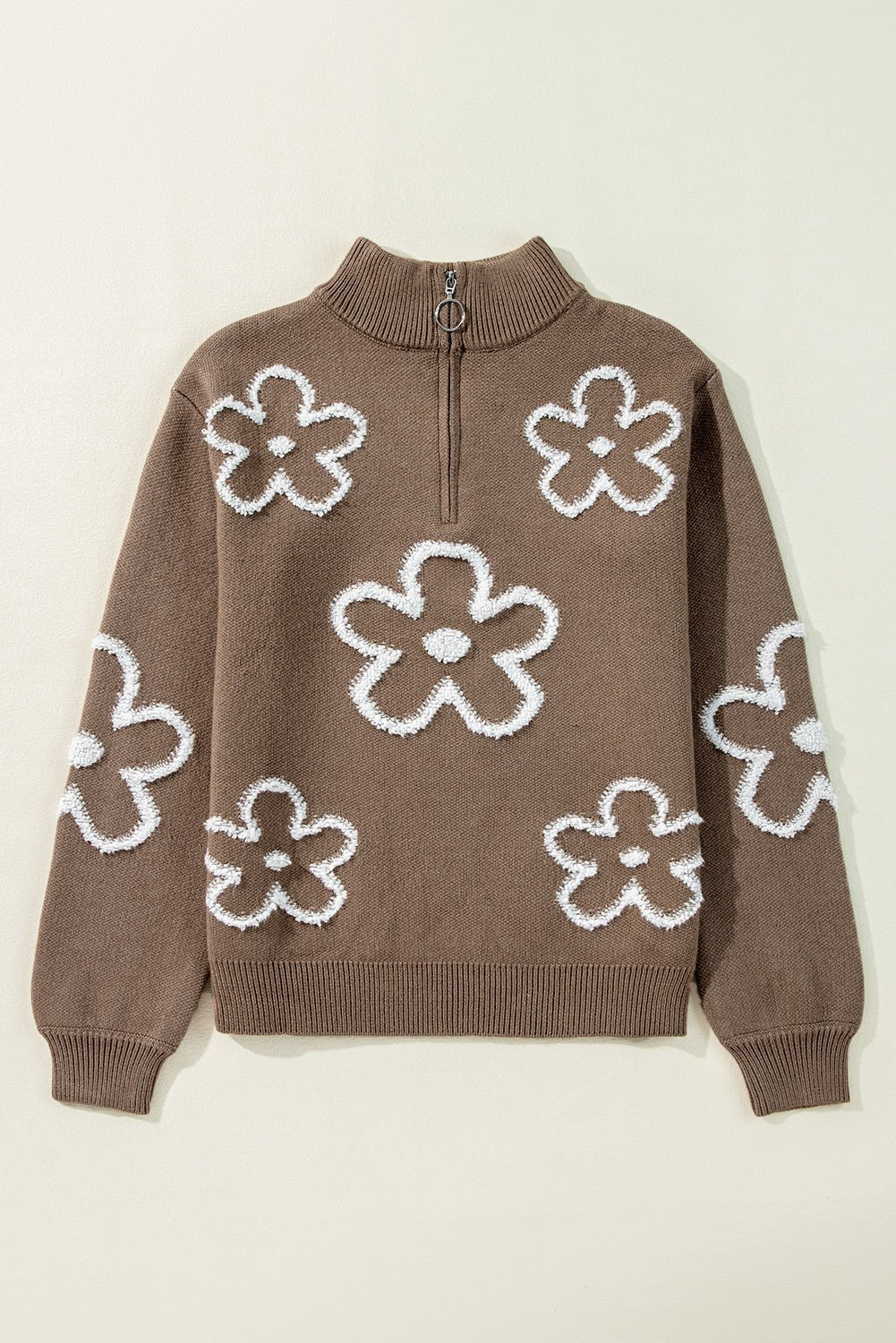Eleanor Half Zipper Stand Sweater