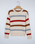 Vivienne Shoulder Heathered Knit Sweater