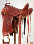 Western Horse Wade Saddle American Leather Ranch Roping Mahogany