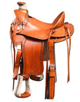 Western Horse Wade Saddle American Leather Ranch Roping Tan