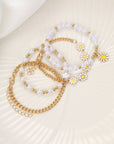 April Beaded Chain Bracelet Set