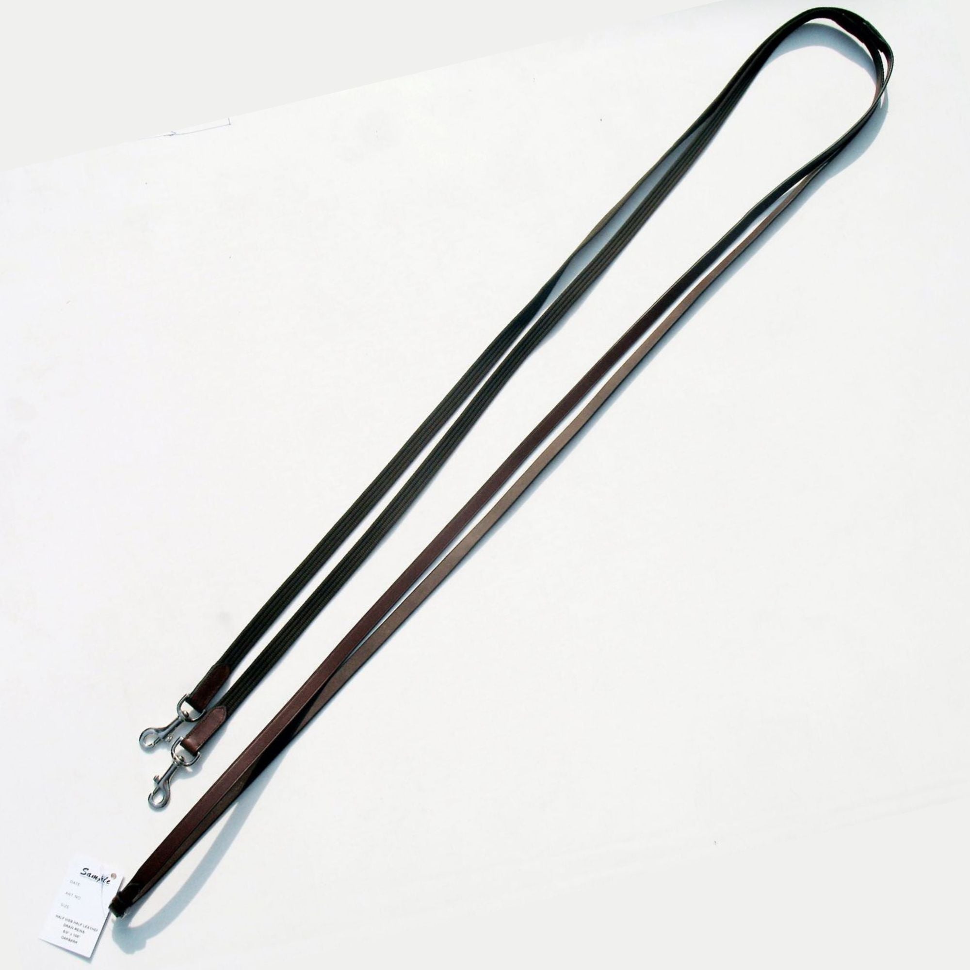 ExionPro Web &amp; Leather Draw Reins