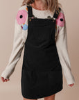 Alexis Front Pockets Corduroy Overall Dress