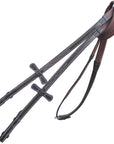 ExionPro Rubber Reins with Fancy Stitching