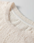 Lace Semi Sheer Long Sleeve Cropped Top