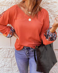 Karina Eyelet thermal Knit Top