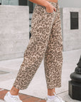 Winnie Print Straight Loose Jeans