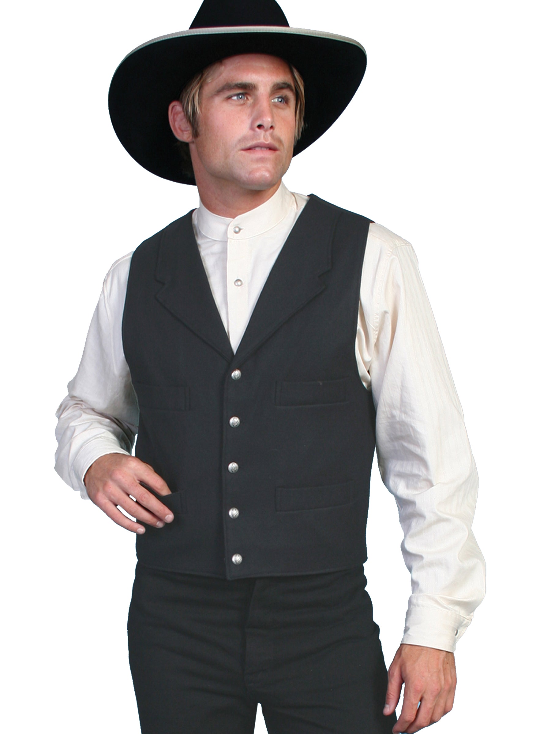4 Pocket Wool Vest - 511064X
