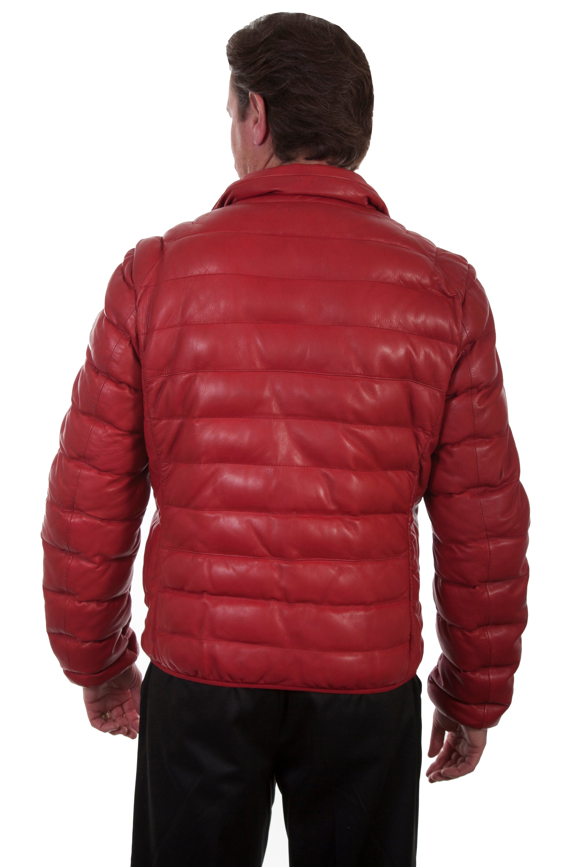 Ribbed Leather Jacket - 512