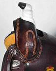 Western Horse Saddle American Leather Ranch Roping Trail Hilason Dark Brown