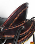Western Horse Saddle American Leather Ranch Roping Trail Hilason Dark Brown