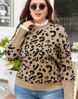 Halle Lacy Trim Cuffed PLUS Sweater