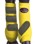 HILASON L M S Horse Rear Hind Leg Sport Boots Printed Hind Rear Leg Boots