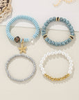 Leia Pendant Beaded Bracelet Set