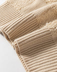 Emily Checkered Sherpa Loose Sweater