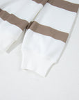 Stripe Drop Shoulder Top and Jogger Pants Set