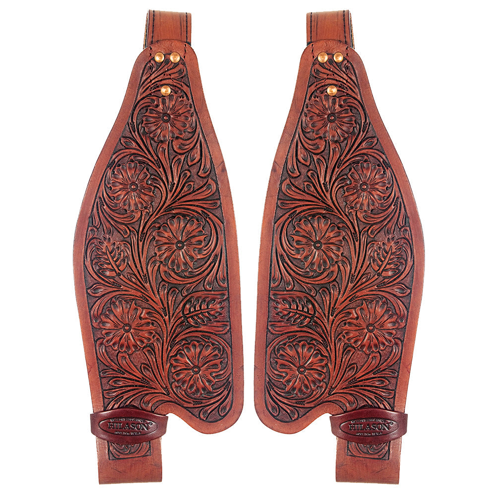 Hilason Leather Saddle Replacement Fender Pair With Hobble Strap Adult