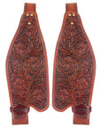 Hilason Leather Saddle Replacement Fender Pair With Hobble Strap Adult