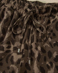Leopard Patchwork Pullover and Drawstring Pant Set