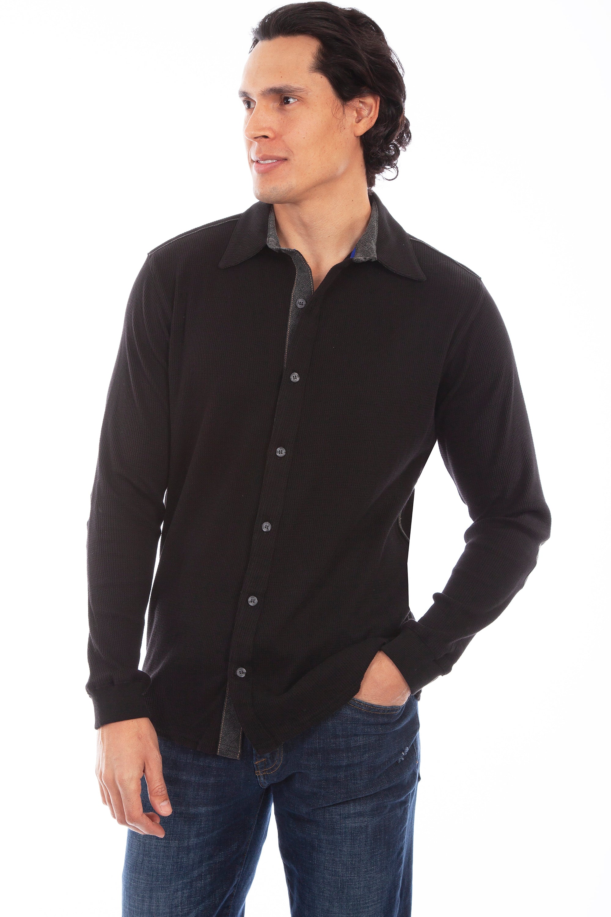 Button Front Thermal - 5252