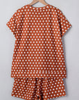 Polka Dot Top and Shorts Set