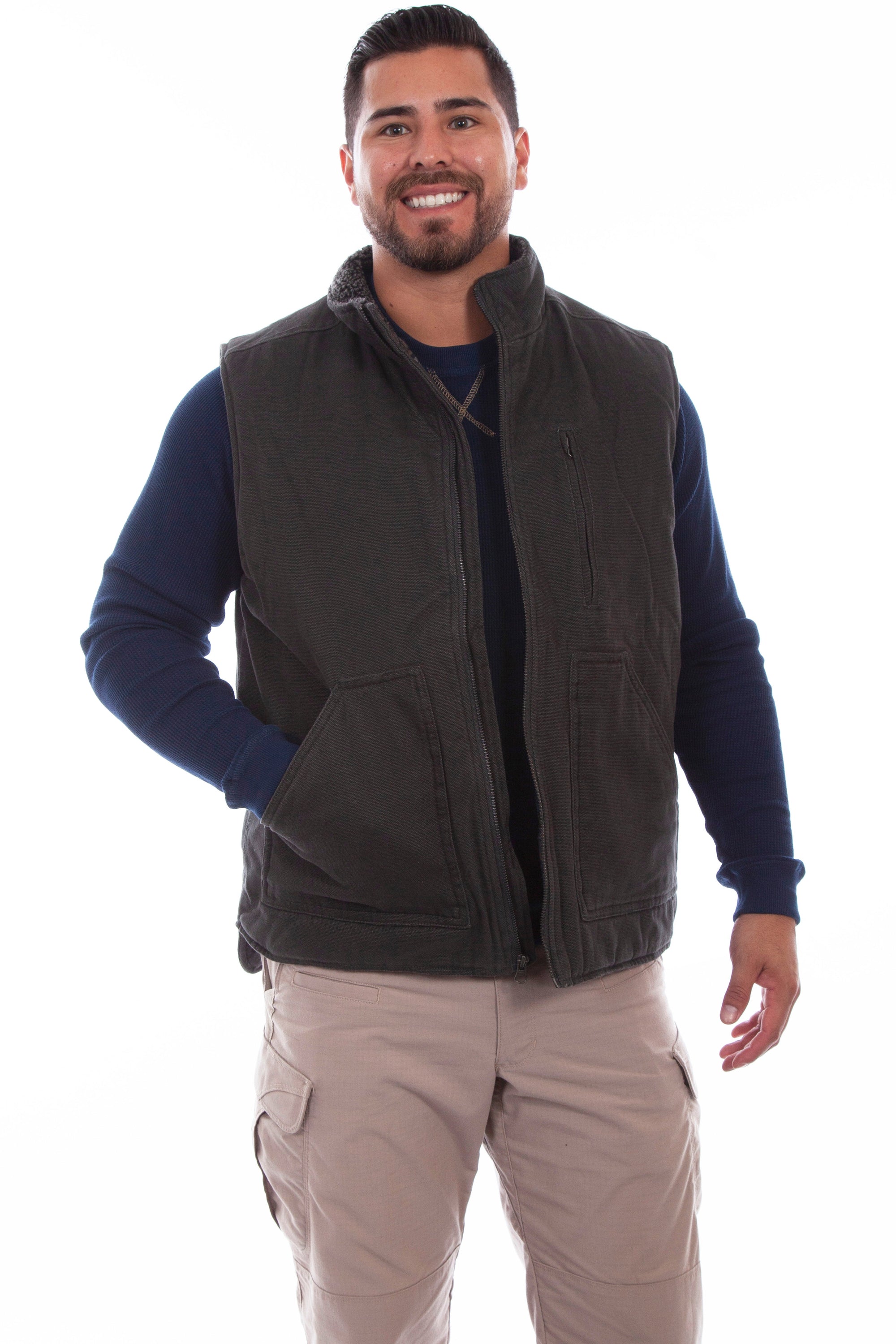 Men's Canvas Vest - 5272