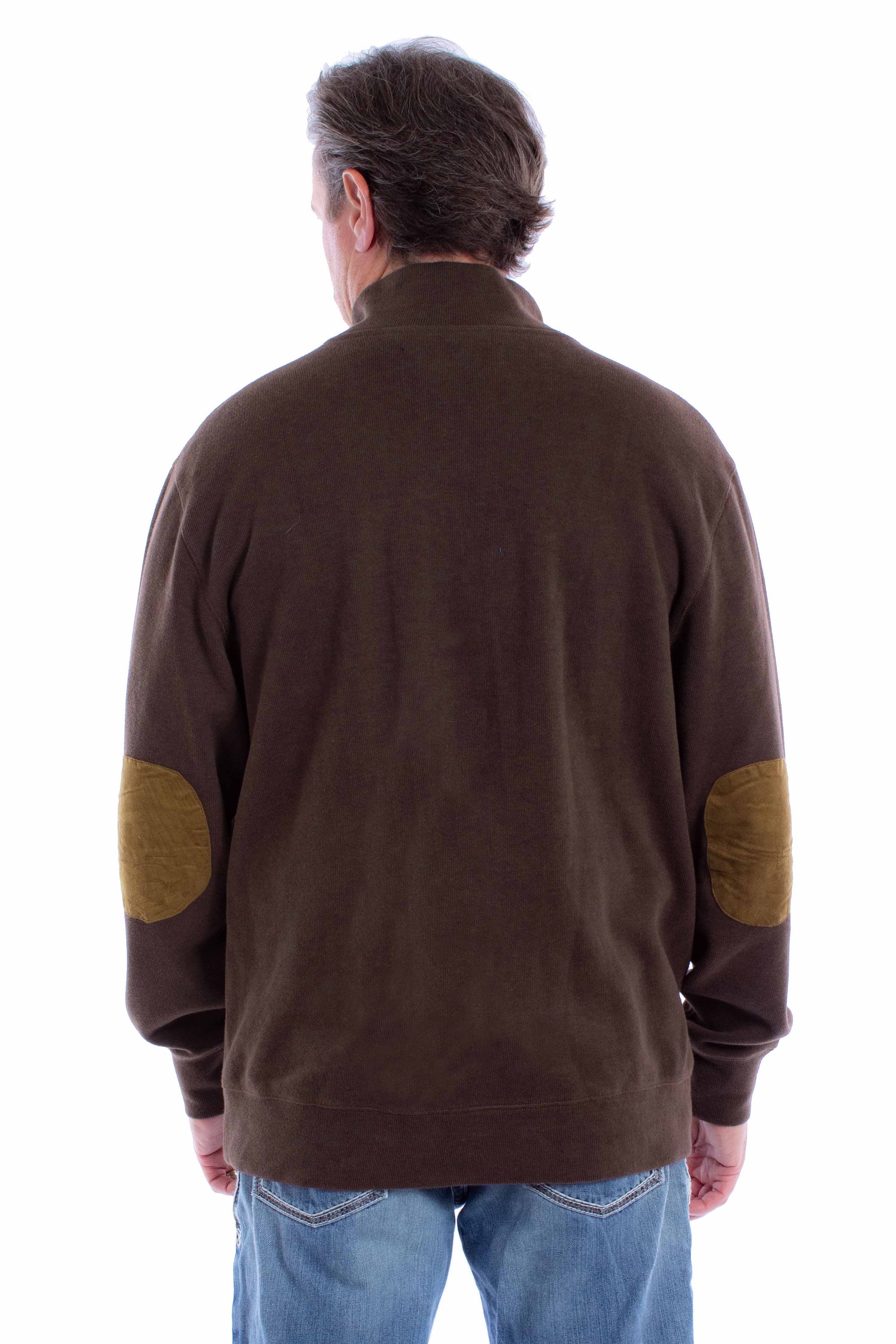 Pullover Quarter Zip/button Sweater - 5278