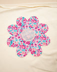 Hannah Flower Patched Loose Top
