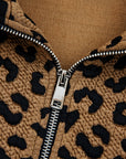 Ava Print Quarter Zip Sweatshirt